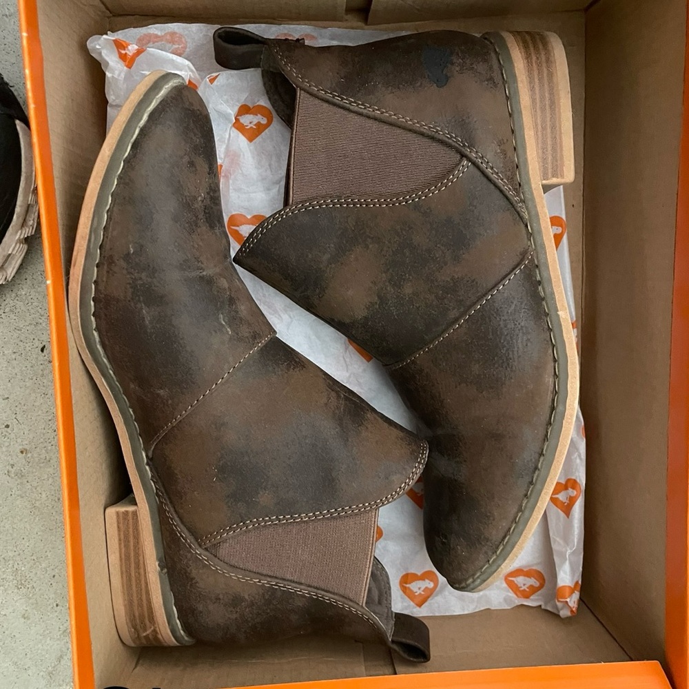 Rocket Dog Brown Ankle Boots